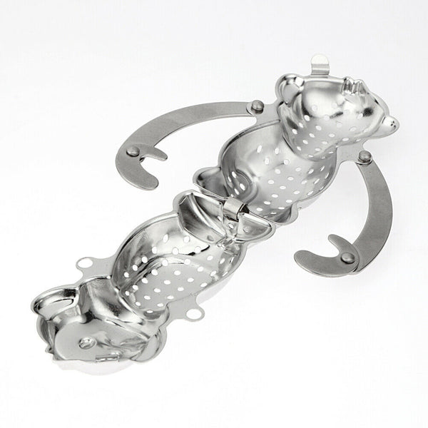 Monkey Shape Tea Infuser Loose Leaf Strainer Herbal Filter Tray Spice