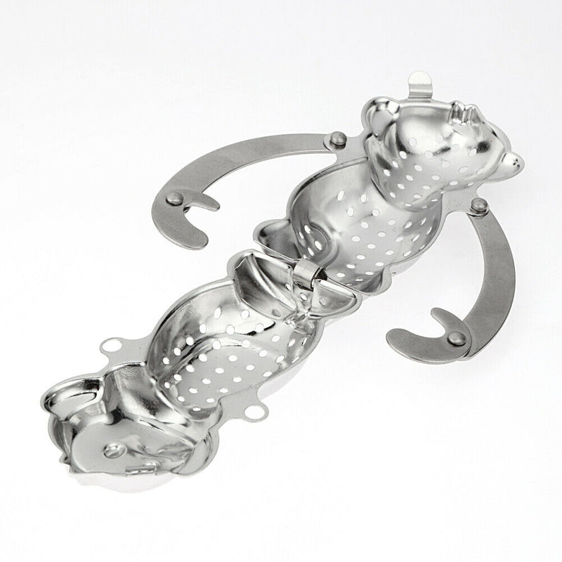 Monkey Shape Tea Infuser Loose Leaf Strainer Herbal Filter Tray Spice