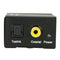 Digital Optical Coaxial Toslink to Analog RCA L/R Audio Converter Adapter --