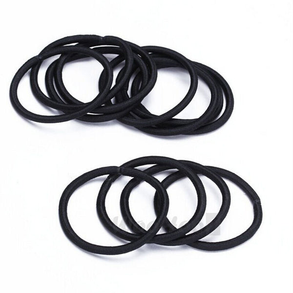 50 pcs Women Elastic Hair Ties Ropes Band Ponytail Holder Accessories Pro HOT