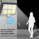 IP65 Solar Wall Light Remote Control Motion Sensor Outdoor Lamp (120LED)