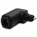 2-Pack Right Angle Toslink Adapter (Toslink Extension) Male to Female D7P4