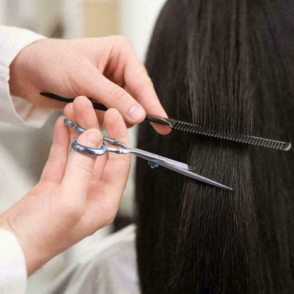 4Pcs Professional Hair Cutting+Thinning Scissors Barber Shears Hairdressing V3F9