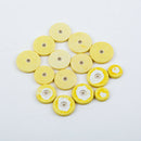 16Pcs Round Shape Alto Saxophone Flute Pads Musical Instrument Accessories Delux