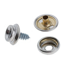 20 Sets Boat Marine Canvas Fabric Snap Cover Button Socket Kits Copper Boat Tarp