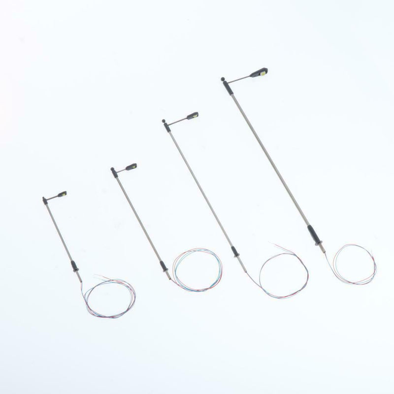 10Pcs 1: 100 H0 Modeling Led Street Lamps Lamp Layout For Train Railroad