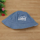 New Fisherman Cowboy Hat Infant Baby Caps Cartoon English Alphabet Sun Hat A