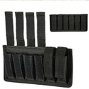 Black Six Single Pack Magazine Pouch 6 Pack Stacked Magazine Pouches Holster