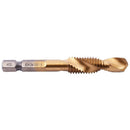 6Pcs HSS Titanium M3 - M10 Combination Hex Deburr Countersink Tap Drill Bit C3S7