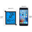 Digital Hygrometer Indoor Outdoor Thermometer, Accurate Temperature Humidit