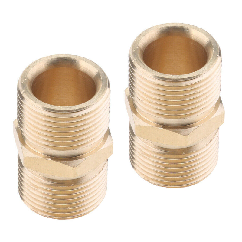 2 Pieces Quick Connector,Pressure Washer Adapter (M22-M22 Male)