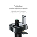 Baseus Lcd Display Fm Transmitter Car Charger Dual Usb Phone Charger Handsf L2K2