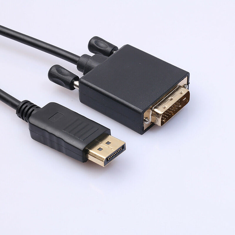 Display Port to DVI 6.6 Feet Cable 1080P, DisplayPort DP to DVI-D Male to Male