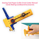 Rotary Adjustable Cardboard Paper Crafts Cards Making Sewing Tool Circle Cutter