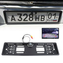 12 LED Night Vision Car Rear View camera EU License Plate Frame Back Up Camera