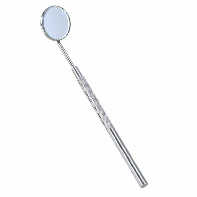2 PCS Illuminating Stainless Steel Mouth Mirror Dental Instrument Reflector Care