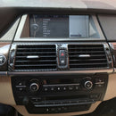 Carbon Fiber Car Central Control Panel Cover for BMW e70 e71 X5 X6 2008-2013.