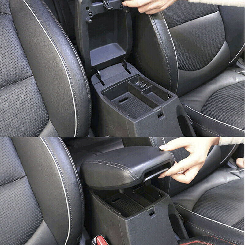 For Hyundai Creta ix25 Storage Box Arm Rest Center Console Glove Bin Containe3C