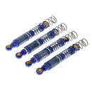 4PCS 1/10 RC Rock Crawler Metal Oil Suspension Shocks Absorber 72mm for D90
