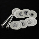 10Pcs Diamond Cutting Disc Saw Blade Grinding Wheel Set Rotary Tool Circular