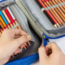 School Pencil Cases For Girls Boy Pencilcase 72 Holes Pen Box Penalty Multi