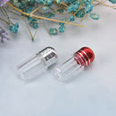 Portable Capsules Clear WaterProof Mini Plastic Box Bottle Case Holder Pill Cas@