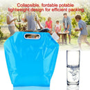 5LOutdoor Portable Camping Drinking Bottle Folding Water Bag Carrier Contai P7B8