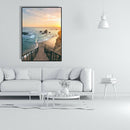 Painting By Numbers Kit DIY Seaside Steps Canvas Oil Art Picture Home Decor A
