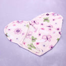 Newborn Baby Swaddle Wrap Soft Short Plush Blanket Swaddling Sleeping Bag