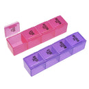 Monthly Pill Organizer Pills Holder For Travel 28 Day Compartments Transparent