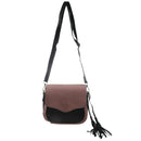 New Trend Women Handbags Retro Simple Flap Fashion Shoulder Bag Tassel Orna A1F3