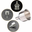 1pc Stainless Steel Funnel For Filling Hip Flasks Oil Bottles Kitchen Cooking