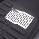 5Pcs/set universal grey car floor mats auto floor liner leather carpet mat B Hn