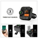 Bt82D Wireless Bluetooth 5.0 Car Fm Transmitter Car Phone Modulator Tf Car