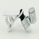 1Pcs Universal 3LEDs Clip Mobile Phone Microscope Magnifier Micro-Lens 60X