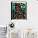 5D DIY Full Drill Diamond Painting Cross Stitch Embroidery Kit (Retro Tree)