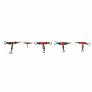 25pcs 3-Way Stainless Steel Fishing Swivels Triple Tool - 36mm F6S6