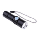 High-Powered LED Flashlight Zoomable Handheld Portable Ultralight Torch Lamp