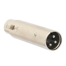 3 Pin XLR Male Plug To Female (Female) Audio Signal Converter Adapter