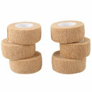 6 PCS First Aid Medical Self-Adhesive Elastic Bandage Tape (Skin, 2.5cm)