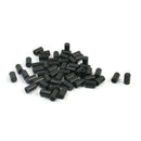50Pcs Micro Tactile Pushbutton Switch Cap Cover Protector Black 6x10mm W4L4