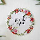 500pcs/roll Floral Thank You Stickers Scrapbooking Package Seal Labels SticSEAU
