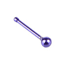 60PCS/Set Stainless Steel Nose Ring Body Piercing Bone Stud Ring Jewelry Women U