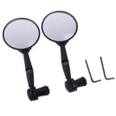 Bicycle Rearview Mirrors Wide-angle Convex Mirror Cycling Silicone Handle JR