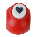 Mini Paper Punch Scrapbooking Craft Heart Shape--Random Color