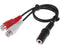 3.5mm Stereo Female to 2 RCA Female Jack Audio Adapter Y Splitter Cable Cord