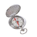 Pocket Watch Flip Compass Portable Hiking Navigation Compass Compass Keych- OZ
