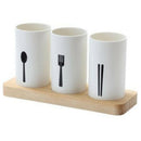 Cutlery Drainer Storage Racks Holders Organizer Kitchen Housekeeper Chopsti Q3T8