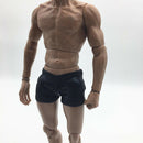 1:6 Soldier Artificial Leather Man's Shorts for 12'' Phicen Kumik Hot Toys