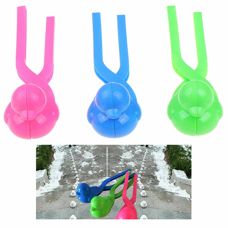 Duck Shaped Snowball Maker Clip Children Outdoor Winter Snow Sand Mold Tool OZ